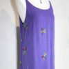 vintage 90s purple floral dress eu40