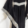 leonardo carbone black velvet medieval dress size xs eu34/36