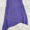 vintage 90s purple floral dress eu40