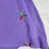 vintage 90s purple floral dress eu40