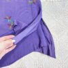 vintage 90s purple floral dress eu40