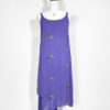 vintage 90s purple floral dress eu40