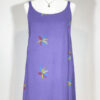 vintage 90s purple floral dress eu40