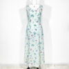 vintage 90s purple floral dress eu40
