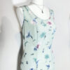 vintage 90s purple floral dress eu40
