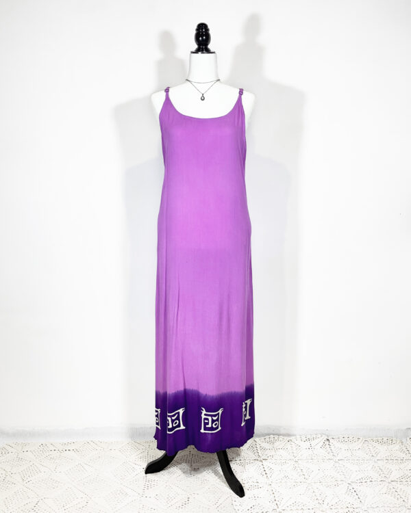 vintage purple maxi dress eu40/42