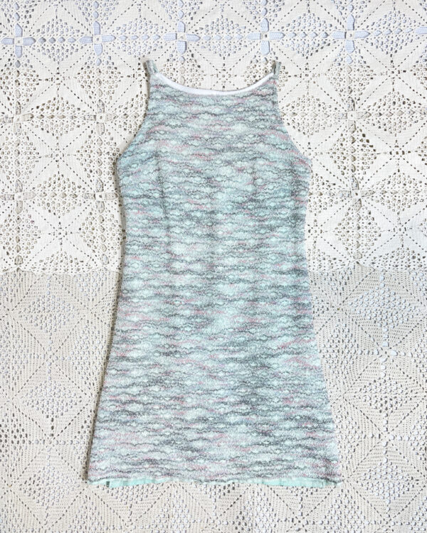 vintage pastel blue lace dress eu36/38