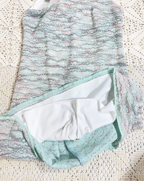 vintage pastel blue lace dress eu36/38