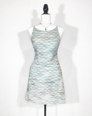 vintage pastel blue lace dress eu36/38