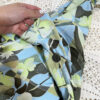 vintage green patterned dress eu38