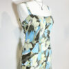 vintage green patterned dress eu38
