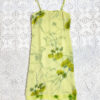 vintage 90s green floral dress eu36/38