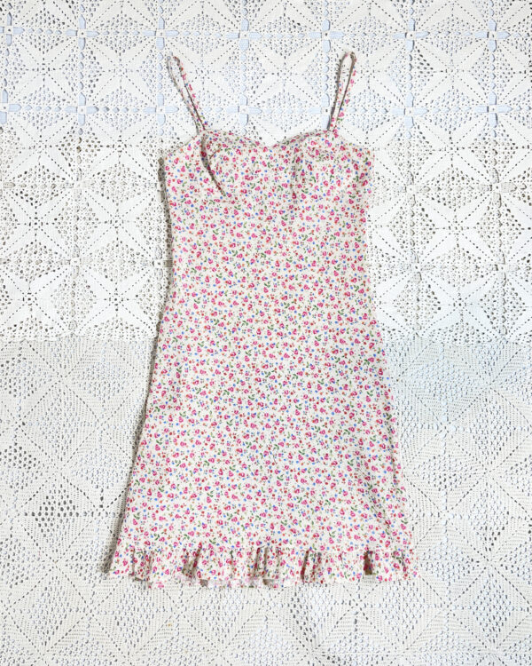 vintage floral dress eu40
