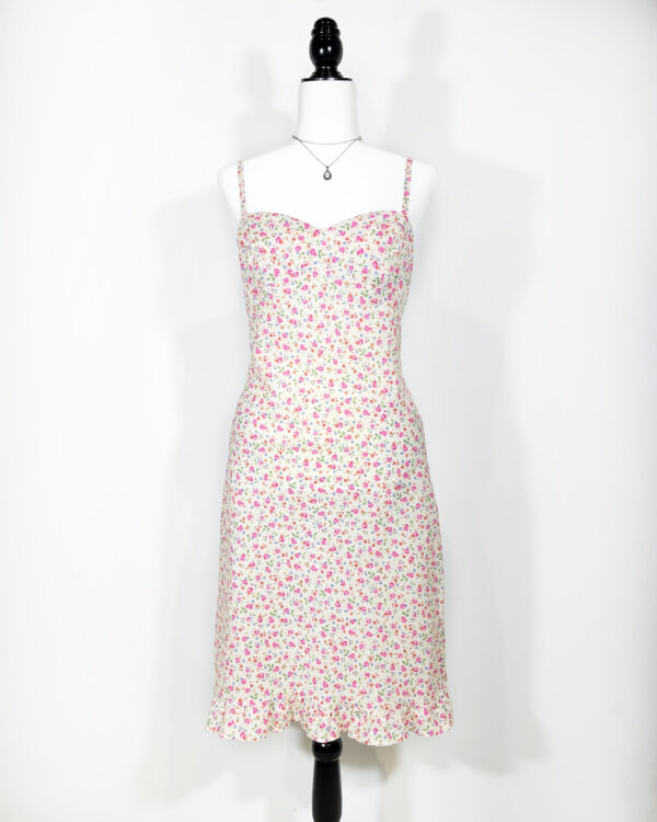 vintage floral dress eu40