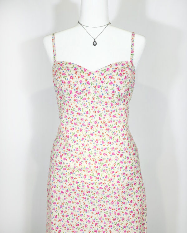 vintage floral dress eu40