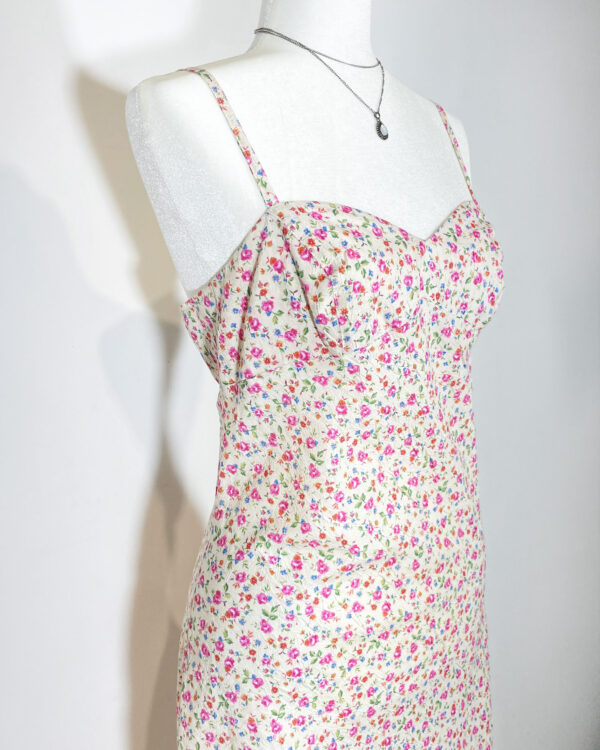 vintage floral dress eu40