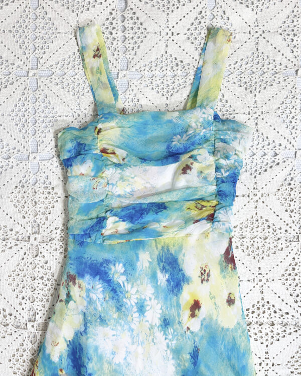 vintage y2k asymmetric dress eu36