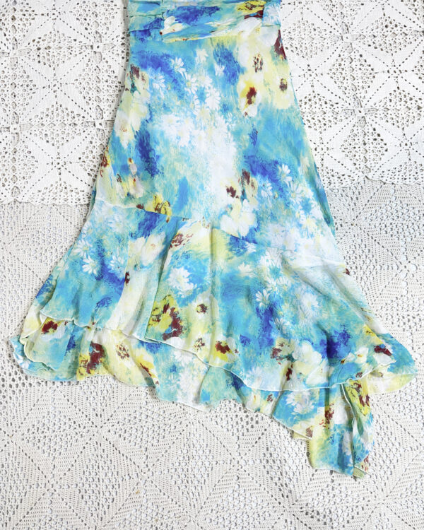 vintage y2k asymmetric dress eu36