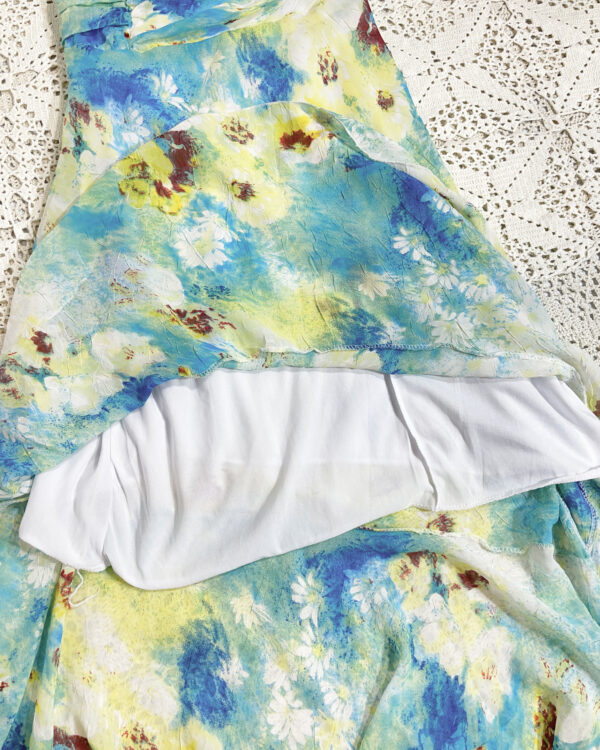 vintage y2k asymmetric dress eu36