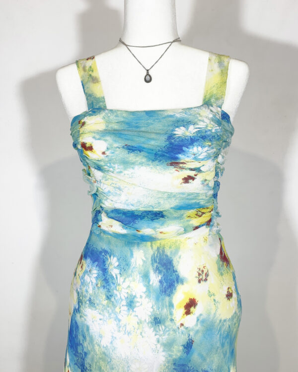 vintage y2k asymmetric dress eu36