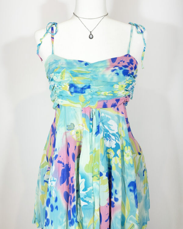 vintage green checked trachten dress eu42