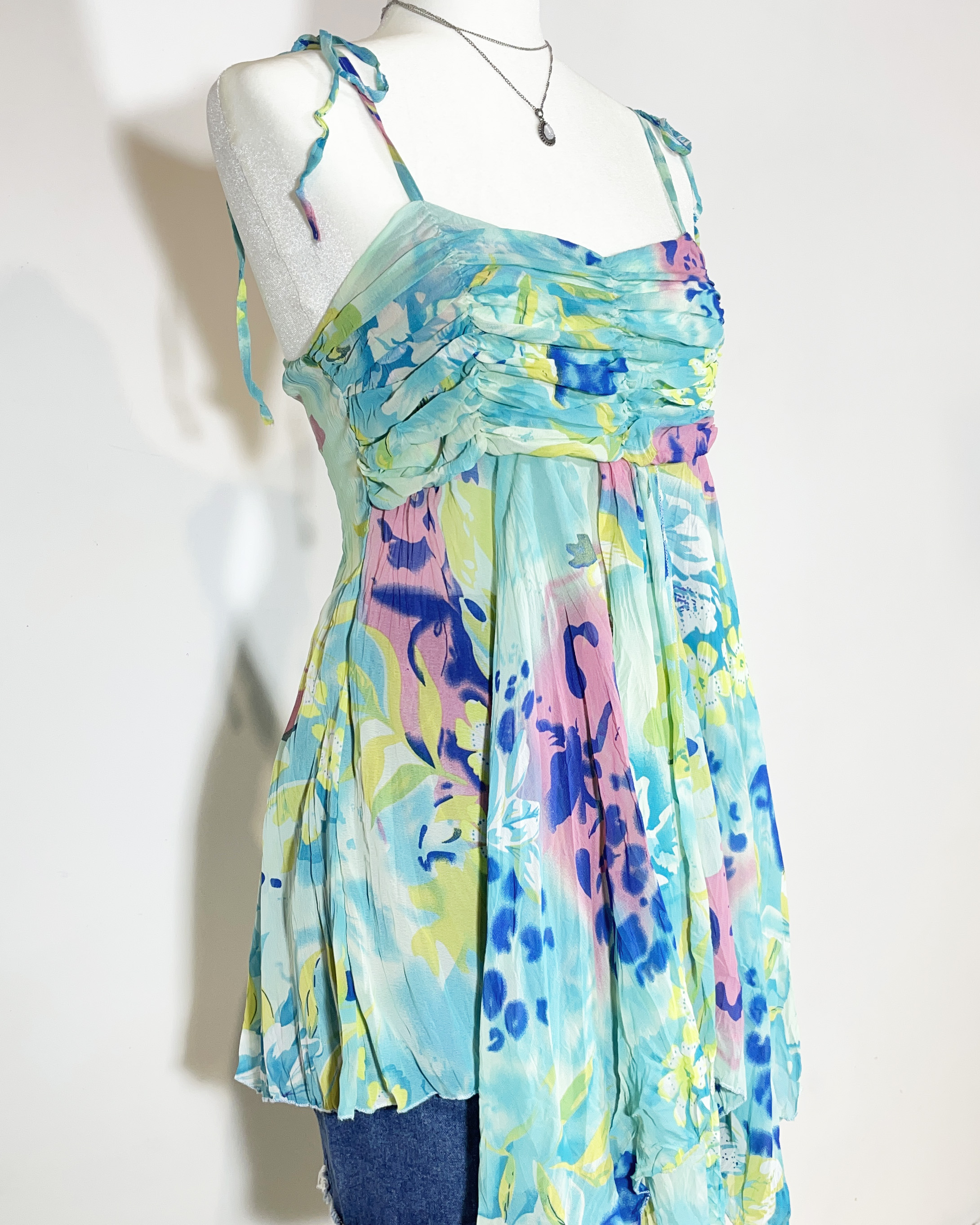 vintage green checked trachten dress eu42
