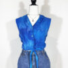 vintage green checked trachten dress eu42