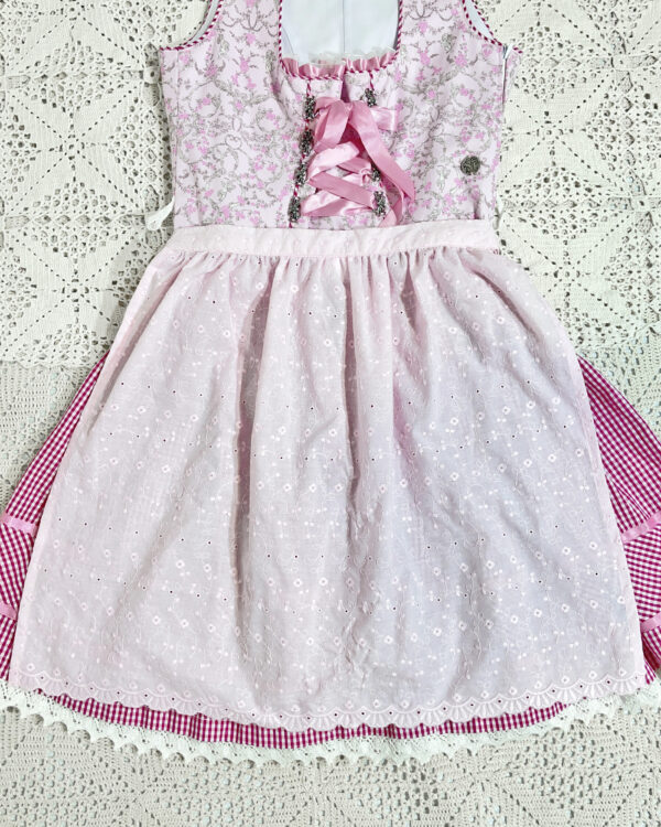 vintage green checked trachten dress eu42 vintage green checked trachten dress eu42