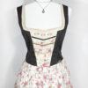 vintage green checked trachten dress eu42
