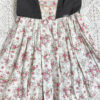 vintage green checked trachten dress eu42
