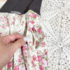vintage green checked trachten dress eu42