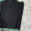vintage green checked trachten dress eu42