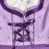 vintage green checked trachten dress eu42