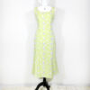 vintage green checked trachten dress eu42