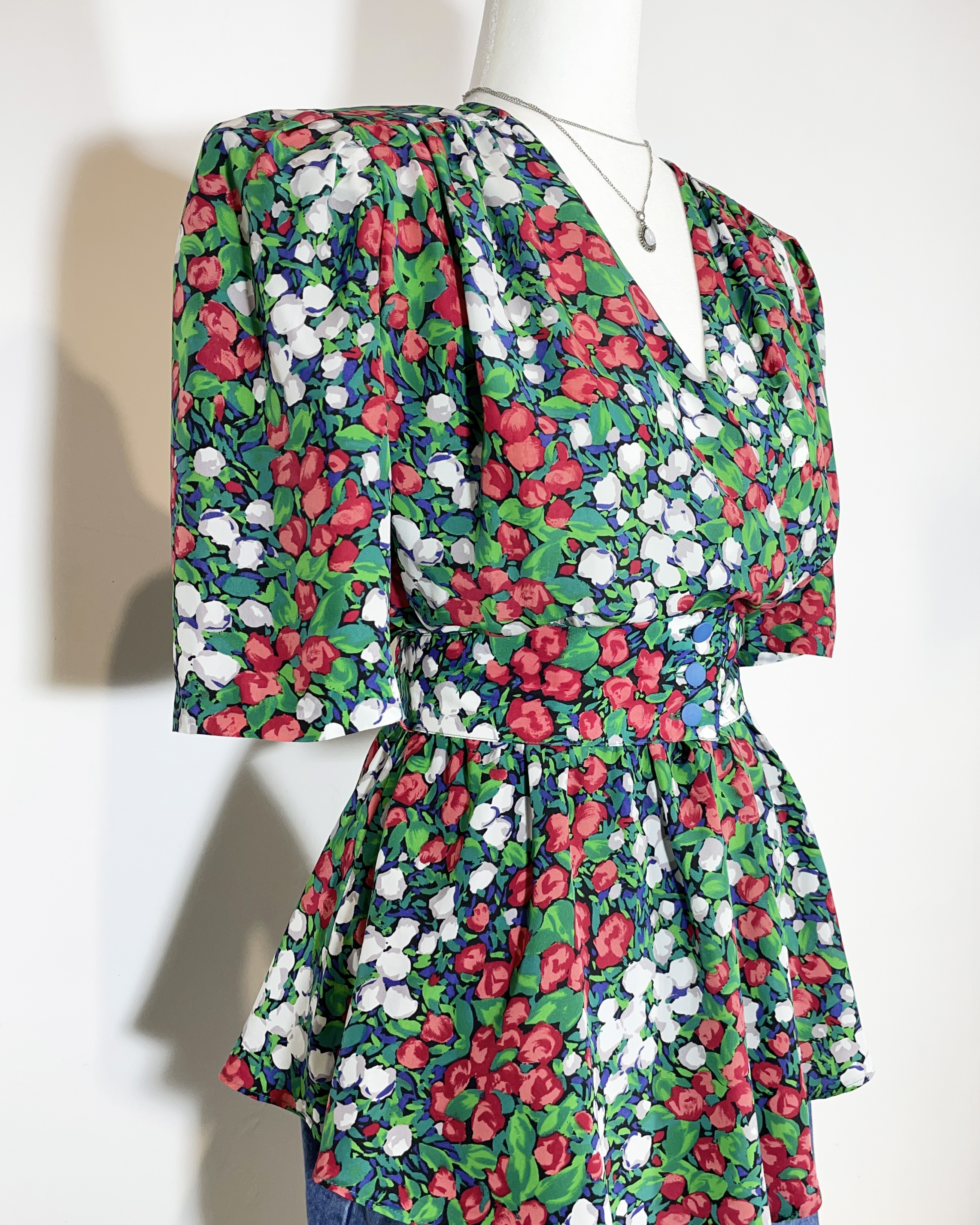 vintage green checked trachten dress eu42