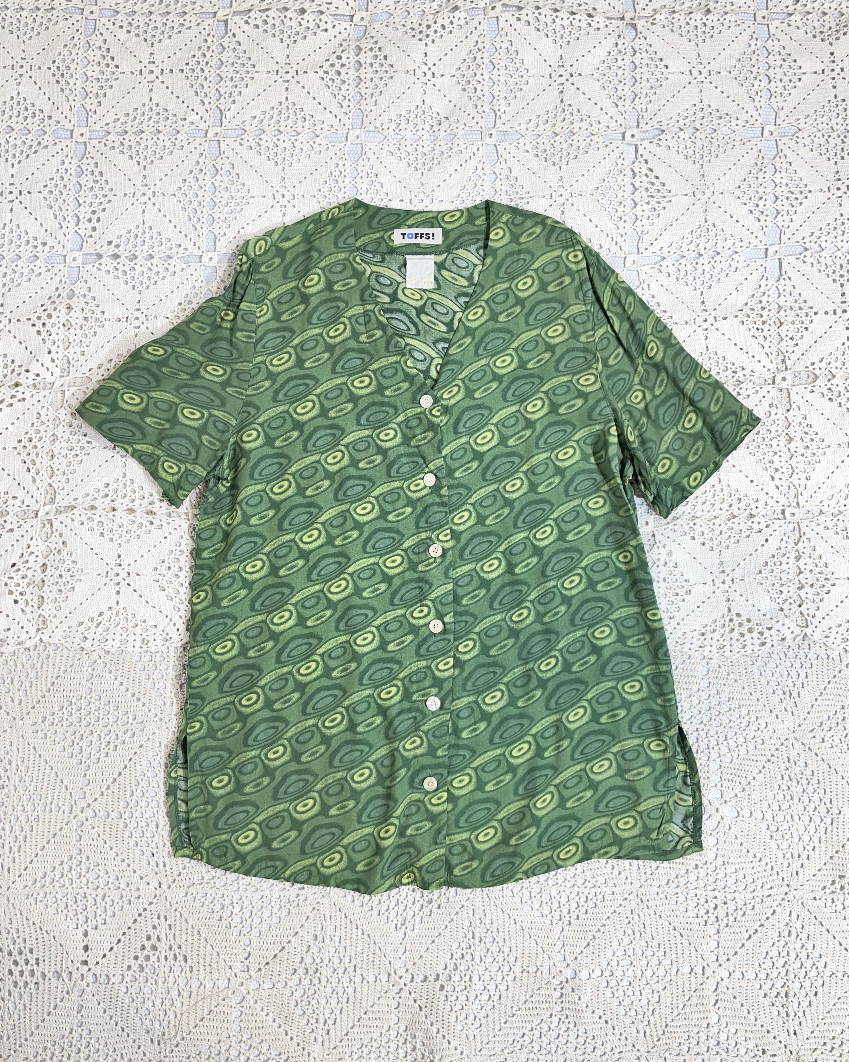 vintage green checked trachten dress eu42