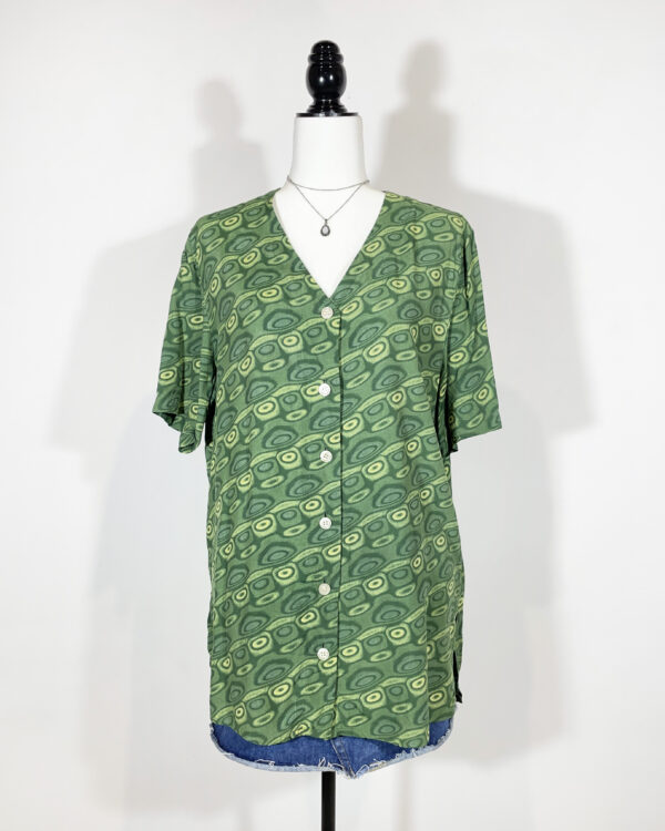vintage green checked trachten dress eu42