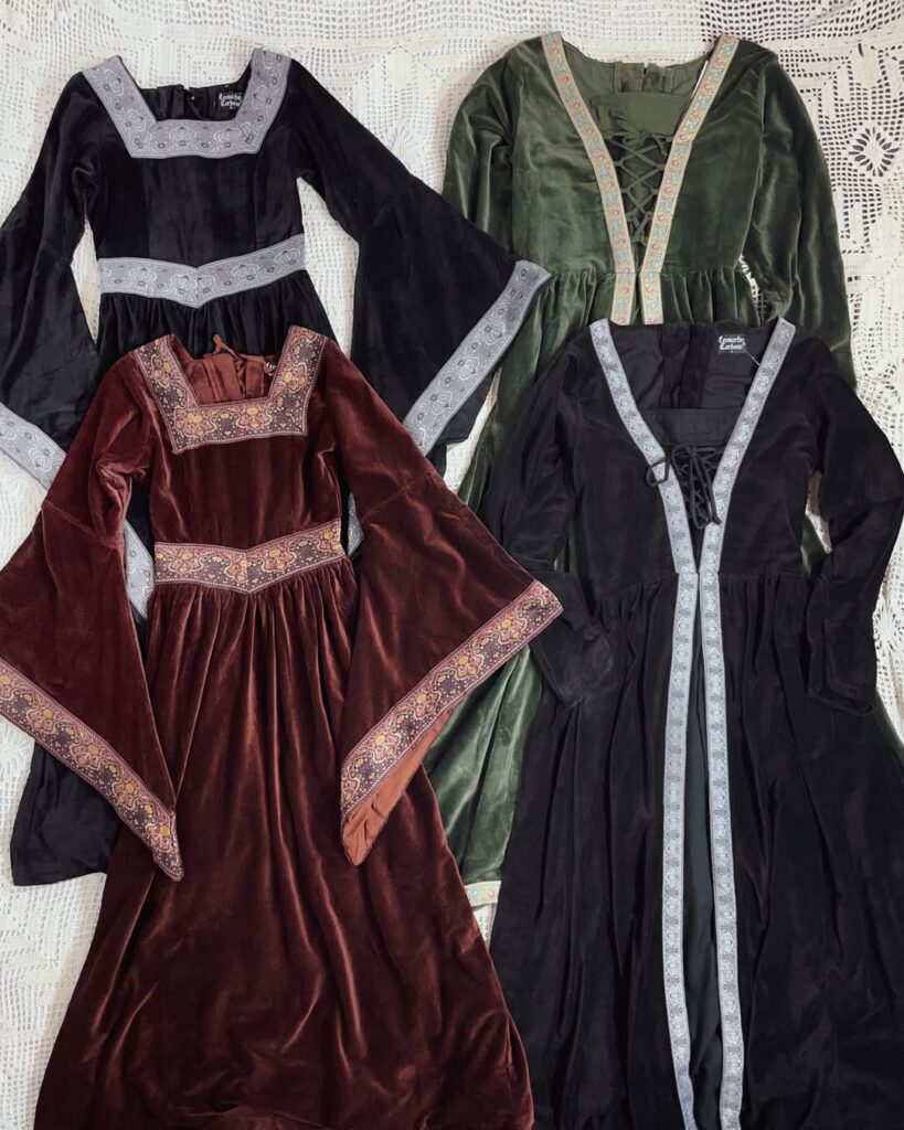 the medieval revival collection, up close. ✨deadstock leonardo carbone ~ unworn, and genuinely o