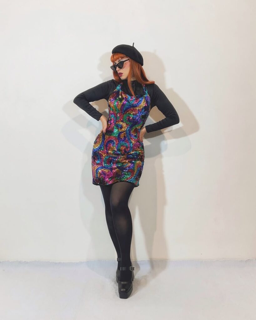 ✨🖤 sold vendido ✨🖤 vintage mini sequin dress eu40 ✨🖤