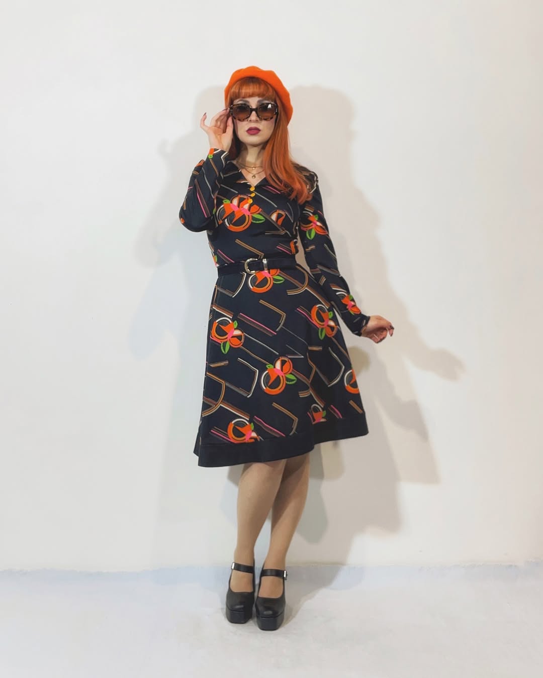 🦋 sold vendido 🦋 vintage black 70s dress eu38 40 🦋